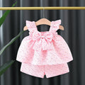 (0-3 Years Old) Girl Infant Set Summer Colorful