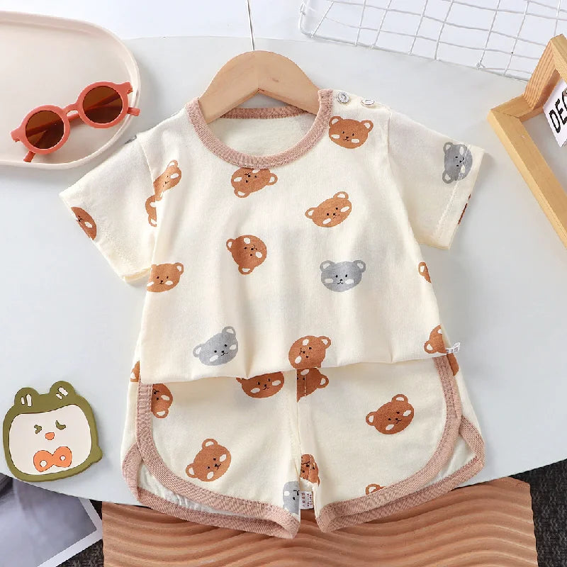 2Pcs Children Outfits 0-6 Years
