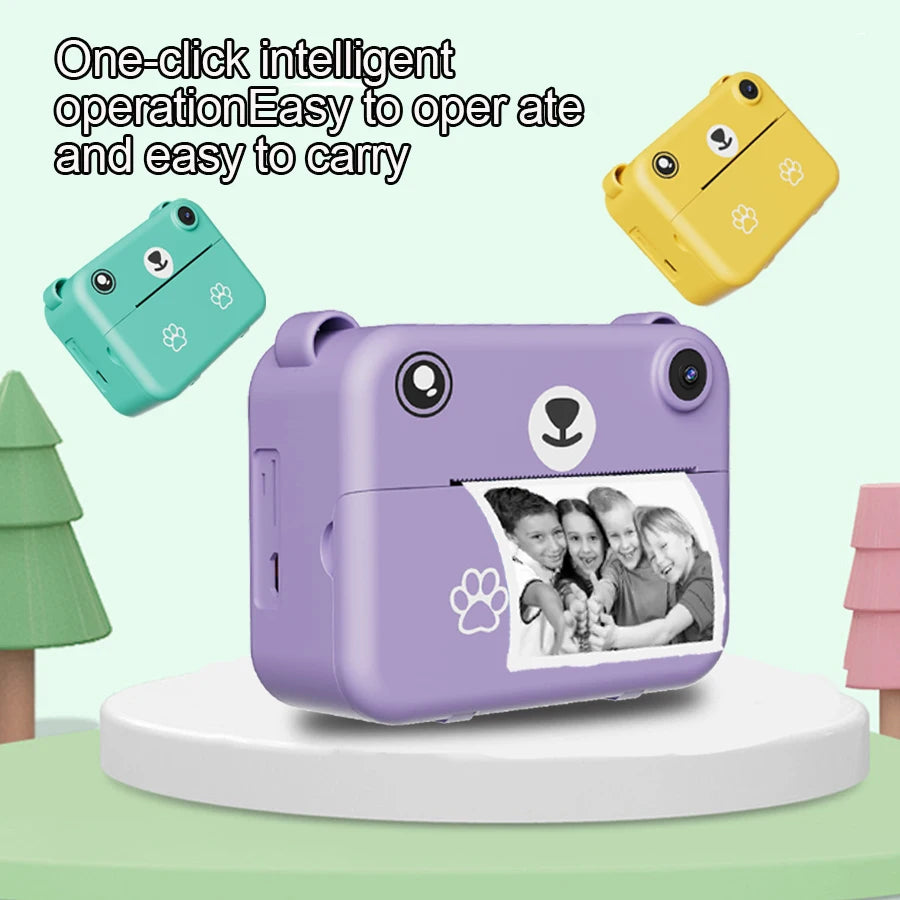 1080P HD Mini Thermal Printer Educational Birthday Gifts