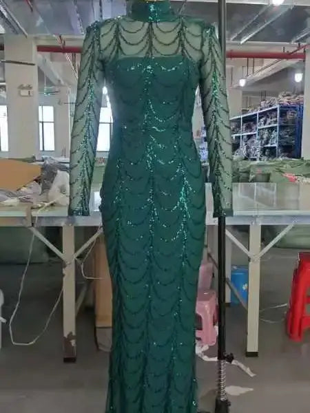 Missord Wave Sequin Party Dresses