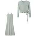 Two Piece Dress,Maxi Dress Female Outfit