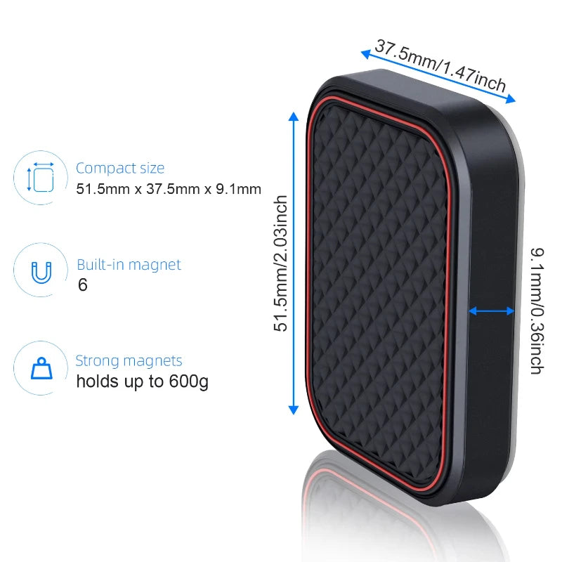 Magnetic Car Phone Mount Rectangle Flat Universal Car Phone Holder