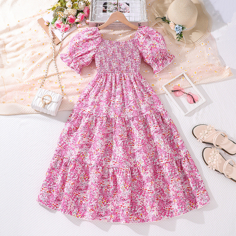 Girls Dress Western Princess Style