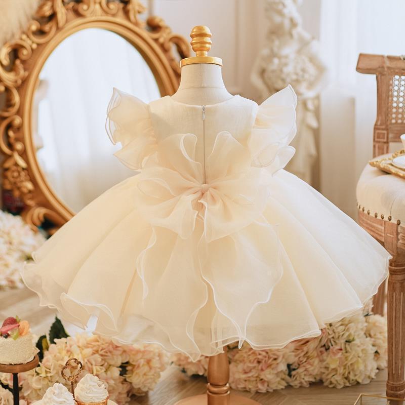 Winter Light Luxury Women's Flying Sleeves Birthday Dress
