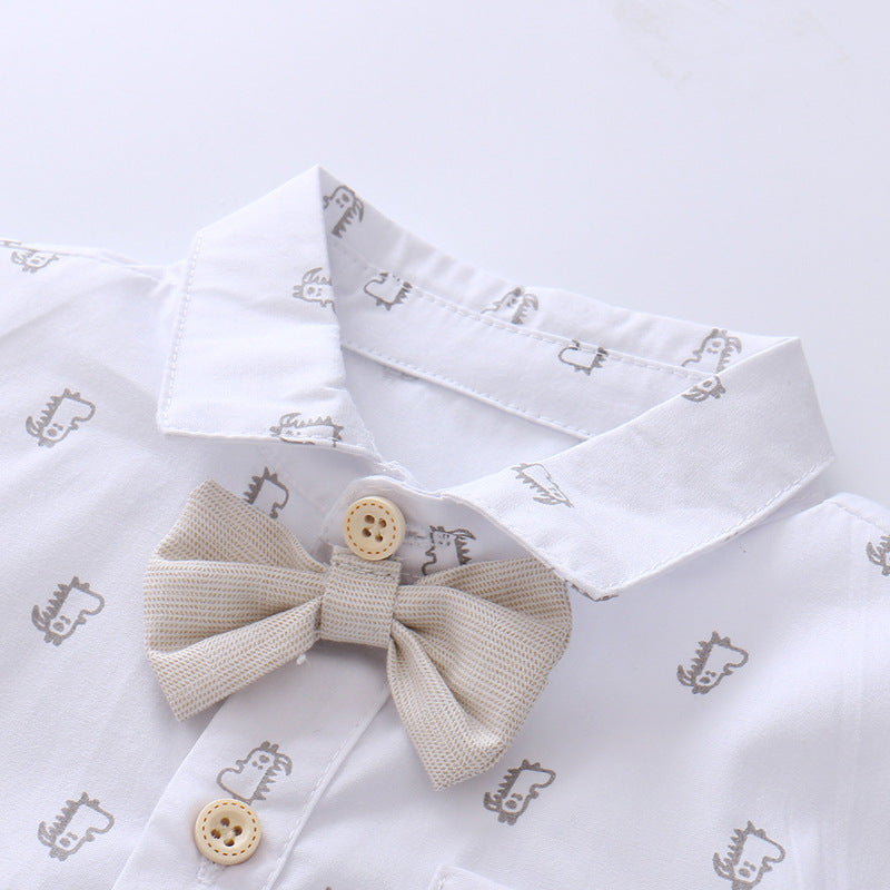 Baby Boy Overalls Suit Gentleman