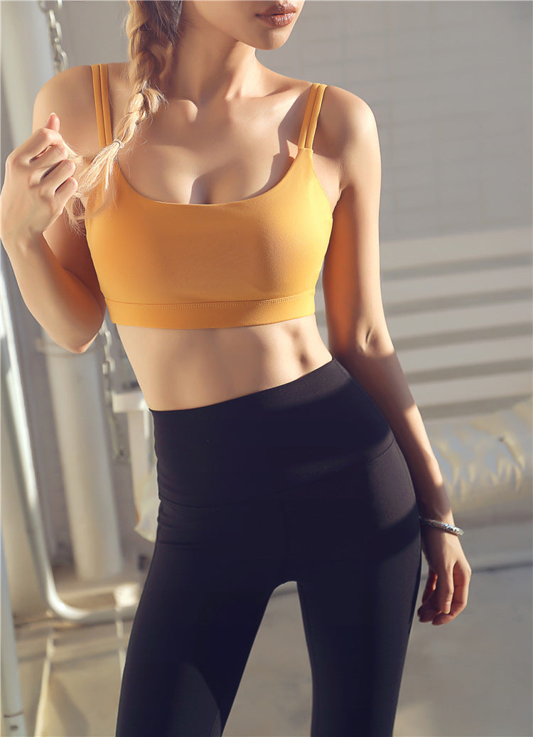 Shoulder Straps Small Sling Fitness Vest Beauty