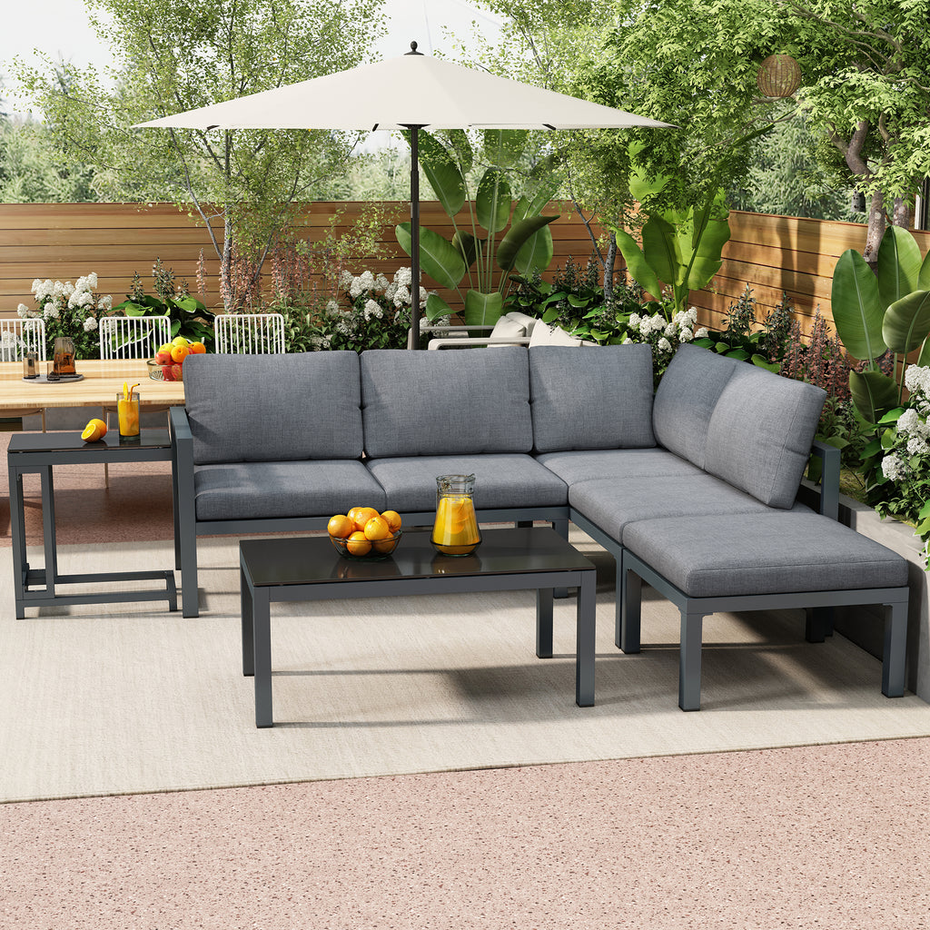 Outdoor Garden Terrace Lounge Sofa Set