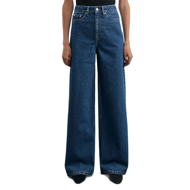 Popular Elastic Wide-Leg Jeans for Women Clothing